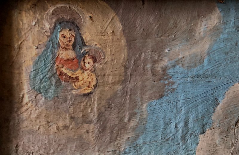 Ex-voto à la Vierge Marie fin XIX -photo-2