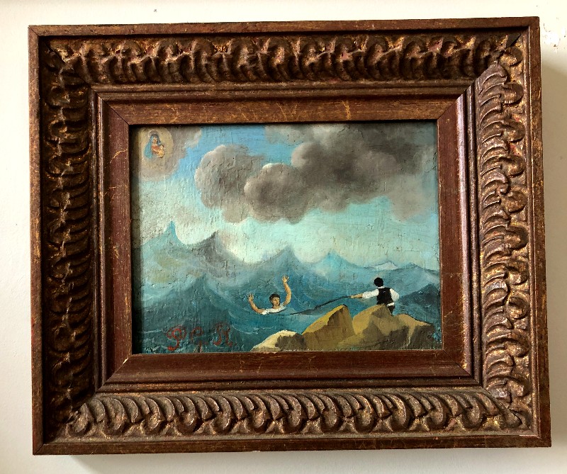 Ex-voto à la Vierge Marie fin XIX 