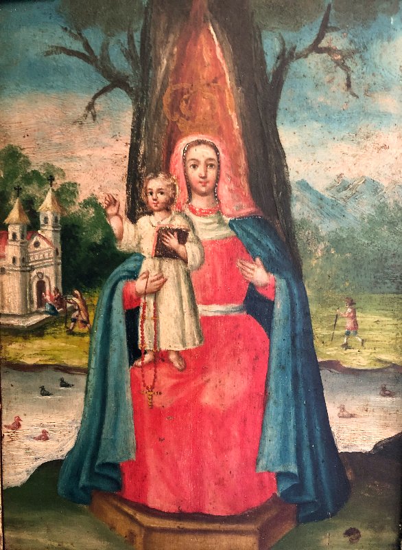 Virgin Of The Tree, Quito School, Ecuador XVII-photo-2