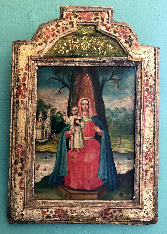 Virgin Of The Tree, Quito School, Ecuador XVII-photo-3