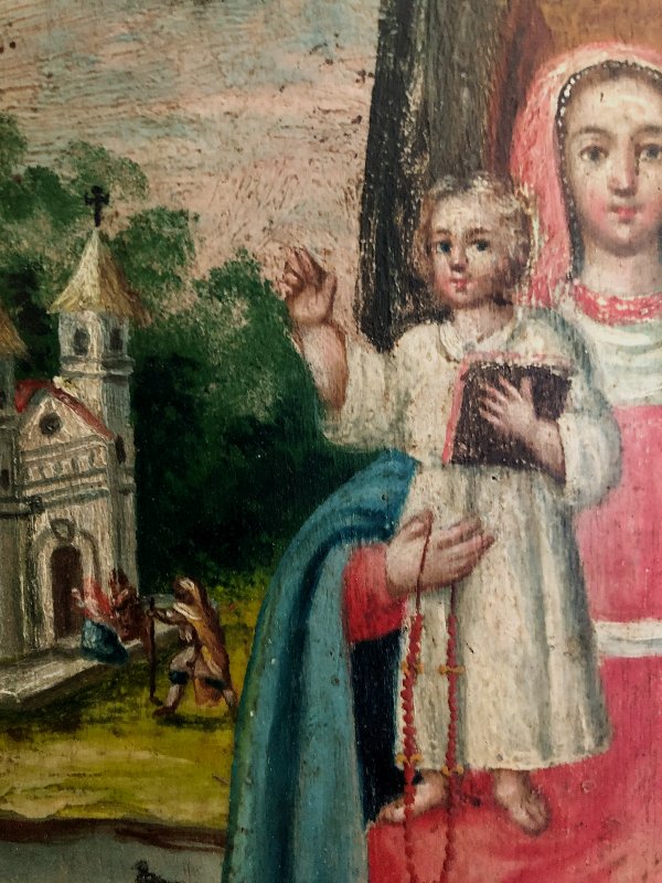 Virgin Of The Tree, Quito School, Ecuador XVII-photo-3