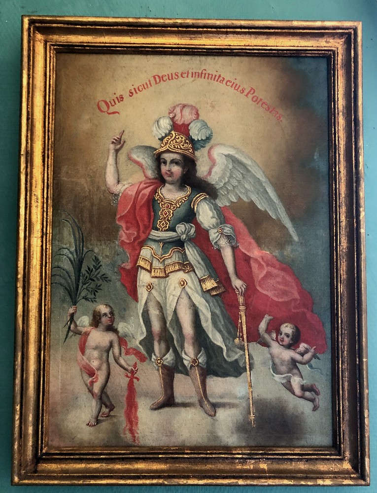 Saint Michel Archange, Atelier de Manuel de Samaniego, Ecole de Quito XVIII