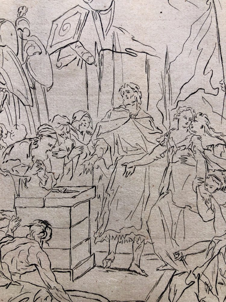 Etching By Andreas Ludwig Bissel 1773–1847 After Pietro Di Cortona-photo-3