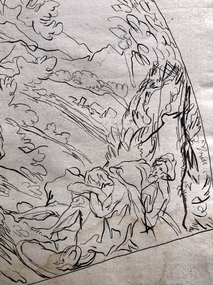 Etching By Andreas Ludwig Bissel 1773–1847 After Pietro Di Cortona-photo-4