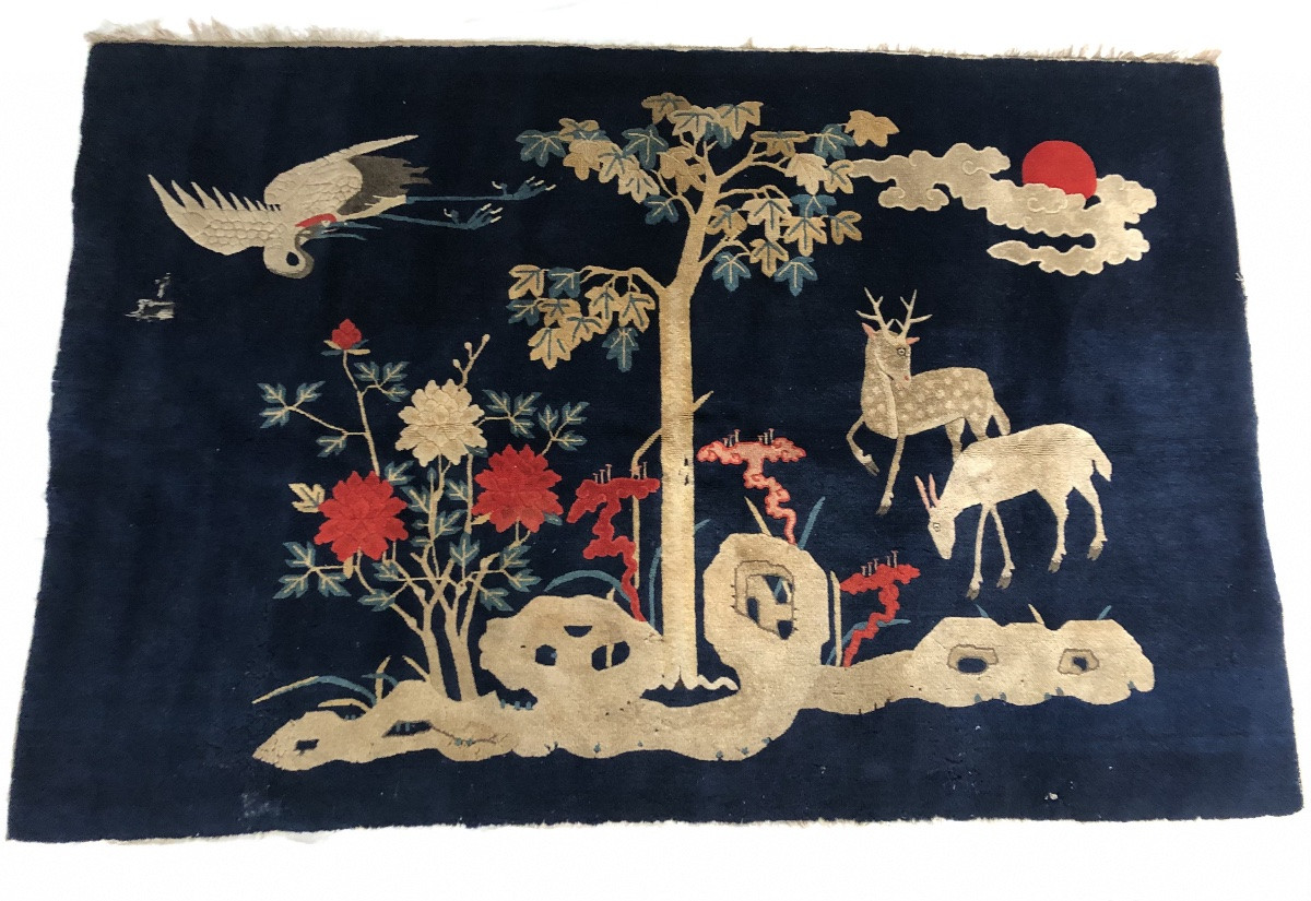 Tapis Baotou Chine 1920-photo-3