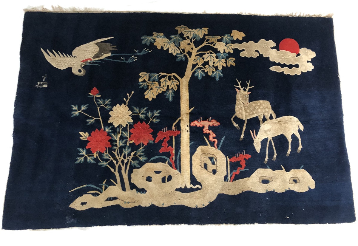 Tapis Baotou Chine 1920