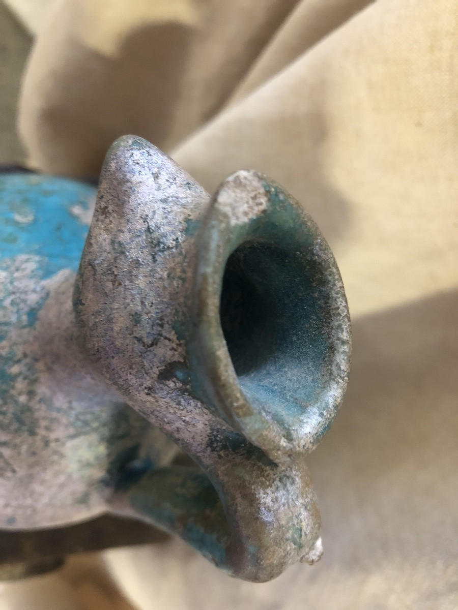 Aiguière de forme zoomorphe Perse XIII-photo-1