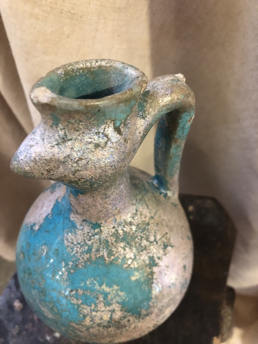 Aiguière de forme zoomorphe Perse XIII-photo-4