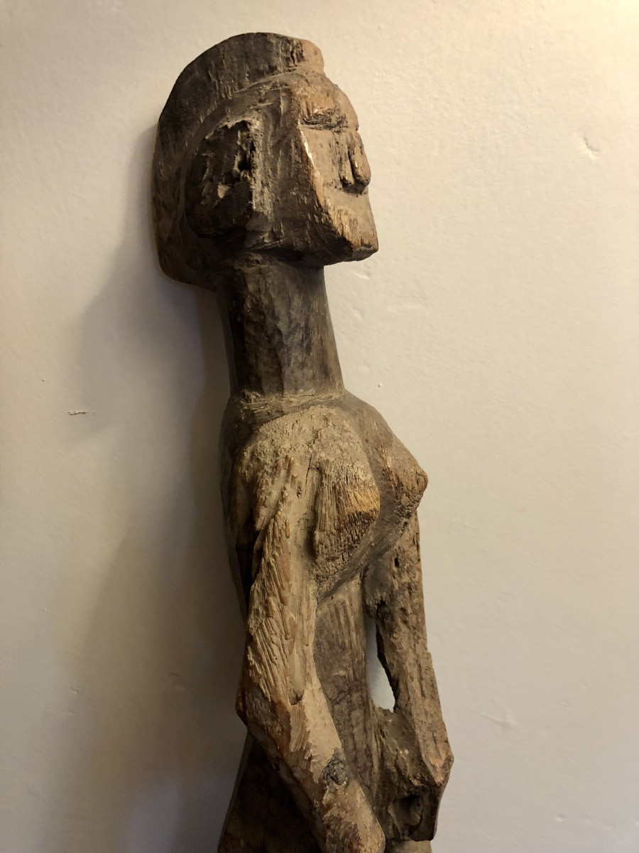 Bambara Mali Female Statue, Early 20th Century-photo-2