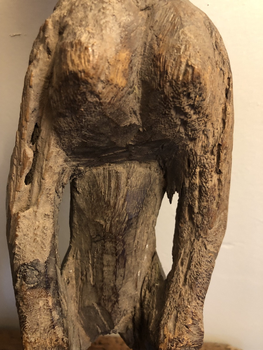 Bambara Mali Female Statue, Early 20th Century-photo-5