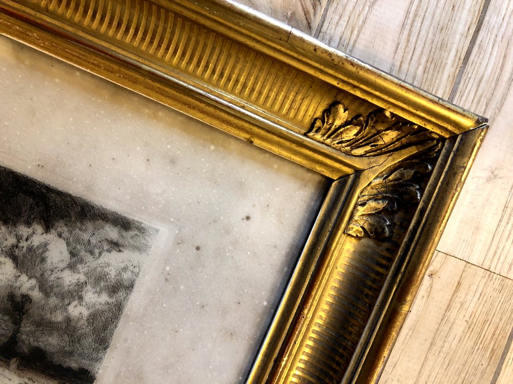  Etching The Banks Of The Loing By Théophile-narcisse Chauvel 1878 Barbizon School-photo-3