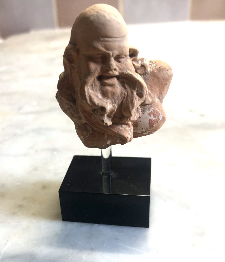 Terracotta Head Of Silenus, Ancient Greece