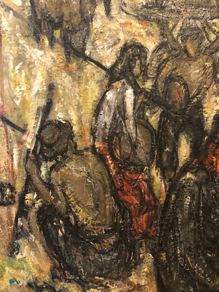 Large Expressionist Painting, 1970-photo-1