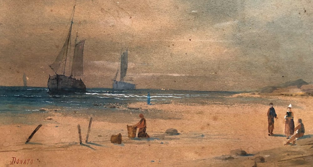 Aquarelle Marine de Donato XIX-photo-2