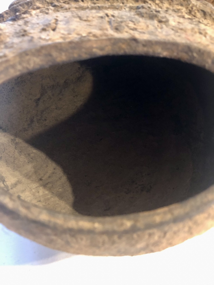  Anthropomorphic Terracotta Vessel, Igbo Izzi Nigeria 20th Century-photo-1