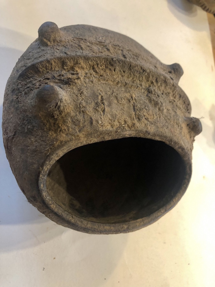  Anthropomorphic Terracotta Vessel, Igbo Izzi Nigeria 20th Century-photo-2