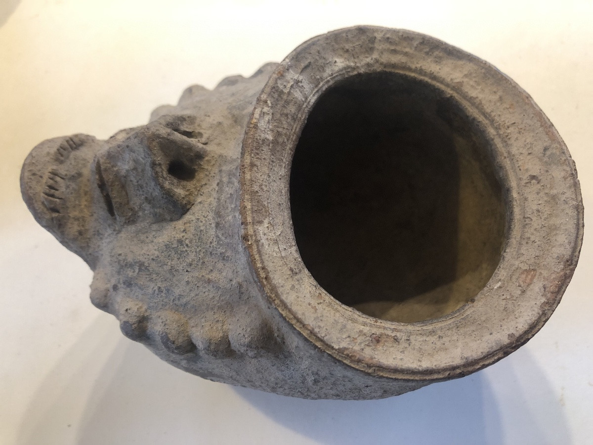 Anthropomorphic Gargoyle Vessel, Igbo Izzi, Nigeria, 20th Century -photo-1