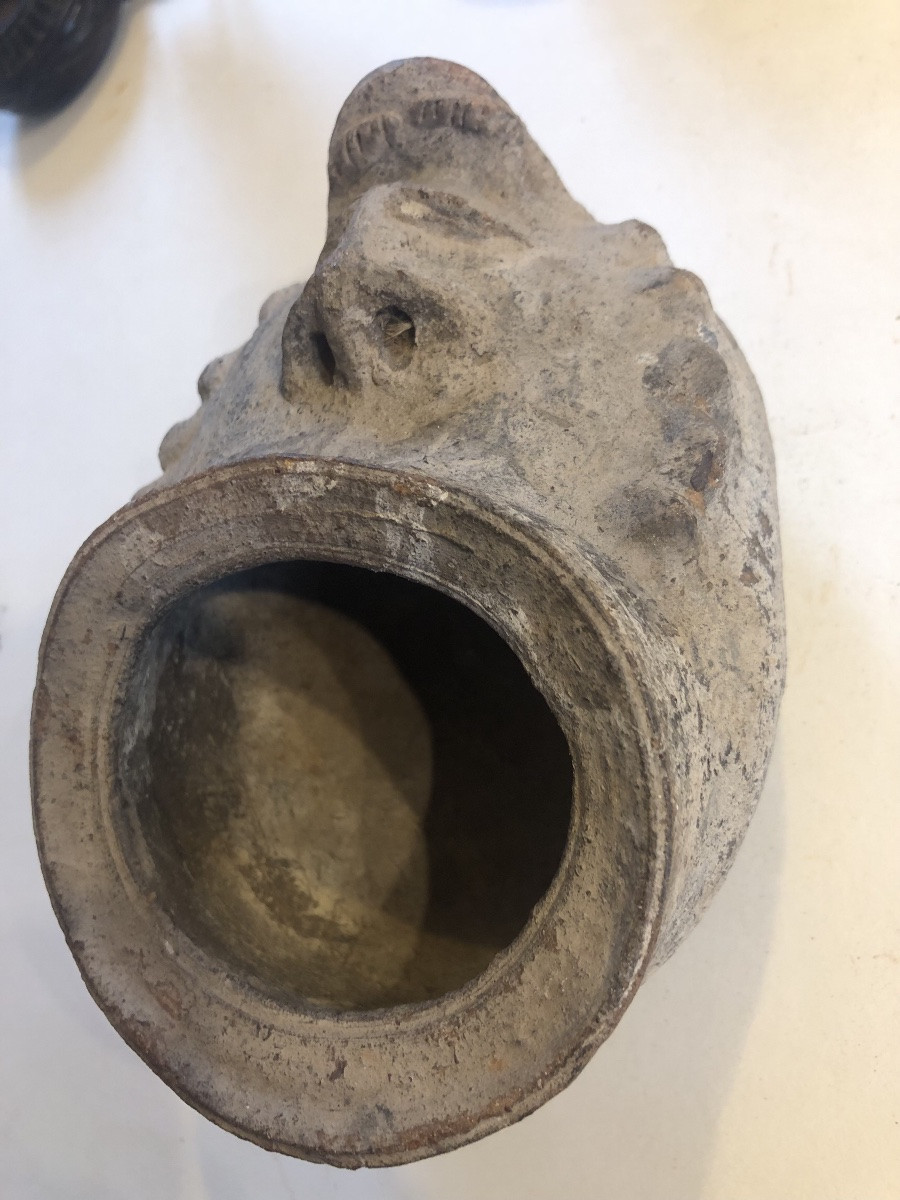 Anthropomorphic Gargoyle Vessel, Igbo Izzi, Nigeria, 20th Century -photo-2