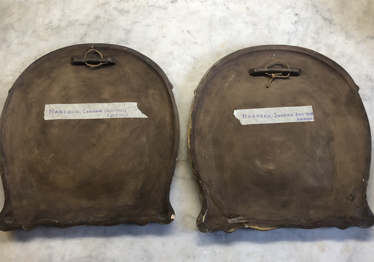 Pair Of Elegant Art Nouveau Johann Maresch (1821-1914)-photo-7