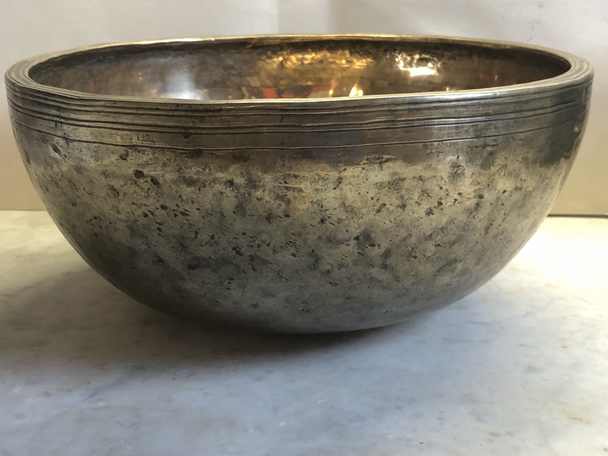 Antique Tibetan Singing Bowl, 19th Century-photo-3