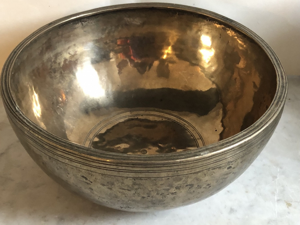 Antique Tibetan Singing Bowl, 19th Century-photo-7