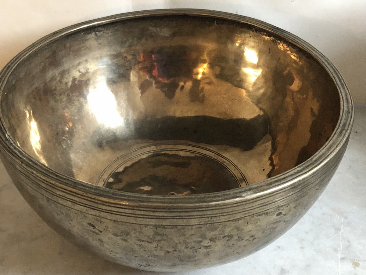 Antique Tibetan Singing Bowl, 19th Century-photo-8