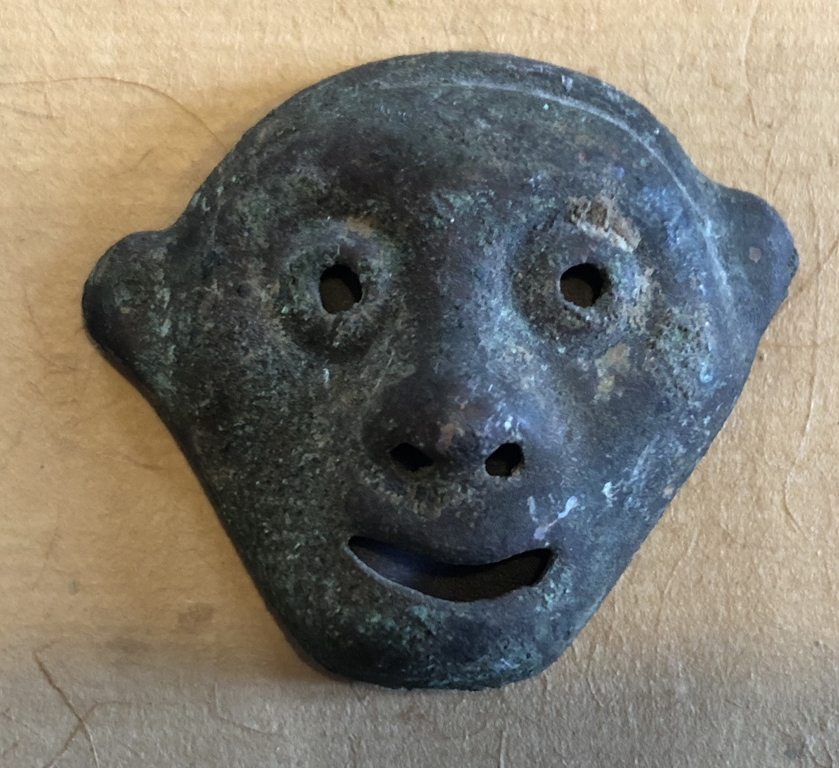 Bronze Monkey Belt Buckle, China, 1100-800 Bc-photo-3