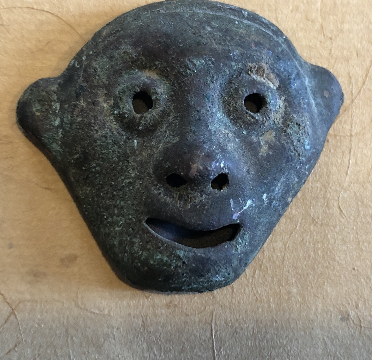 Bronze Monkey Belt Buckle, China, 1100-800 Bc