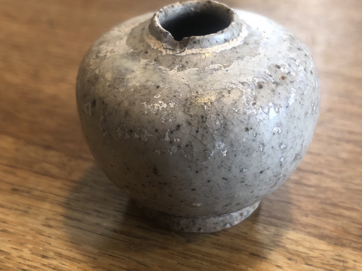 Small Ash-glazed Pot, Sawankhalok, Thailand XVI-photo-2