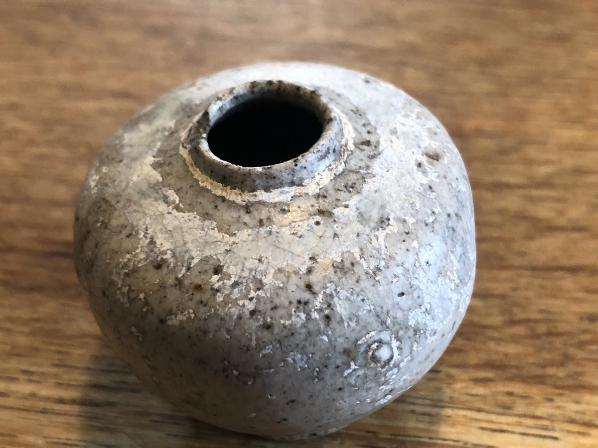 Small Ash-glazed Pot, Sawankhalok, Thailand XVI-photo-4