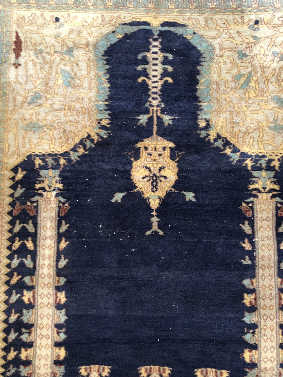 Kayseri Wool And Silk Rug 20th Century-photo-3