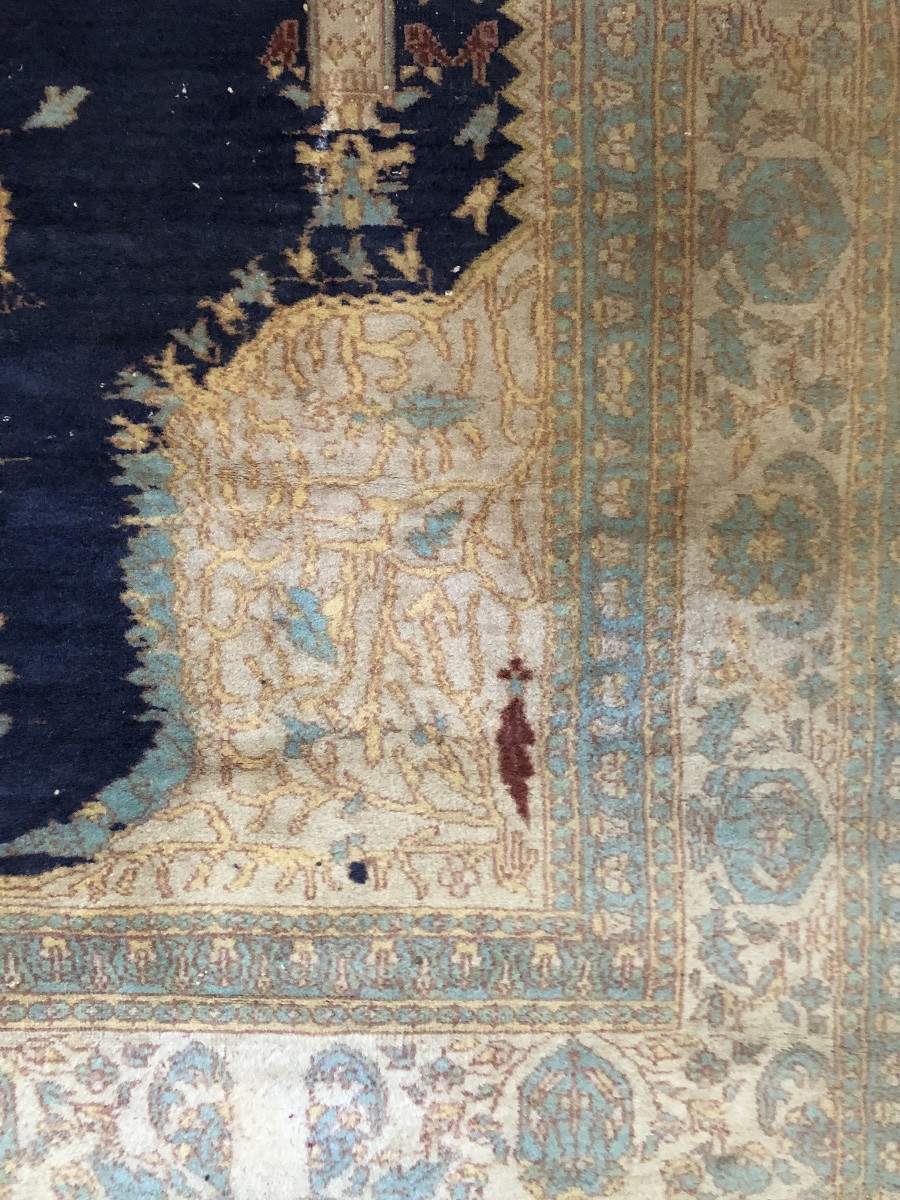 Kayseri Wool And Silk Rug 20th Century-photo-4
