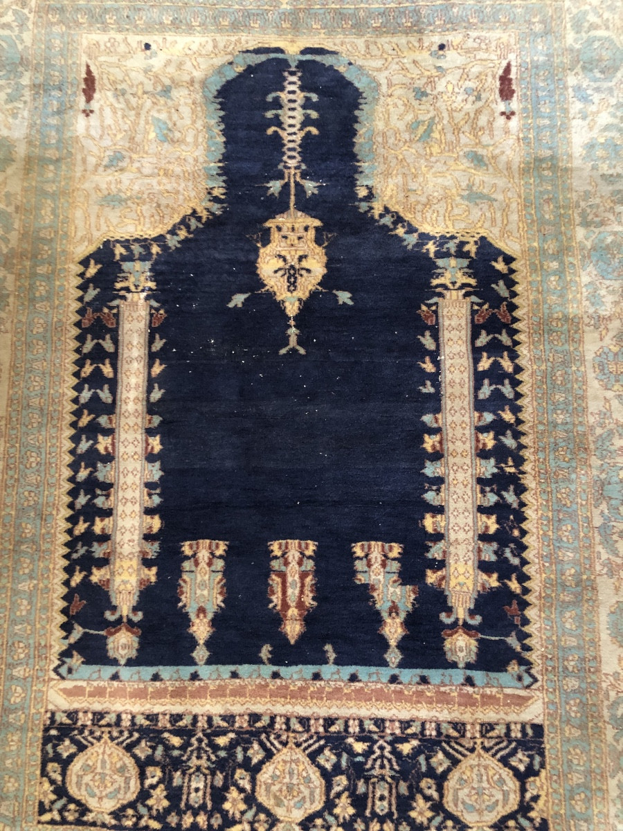 Kayseri Wool And Silk Rug 20th Century