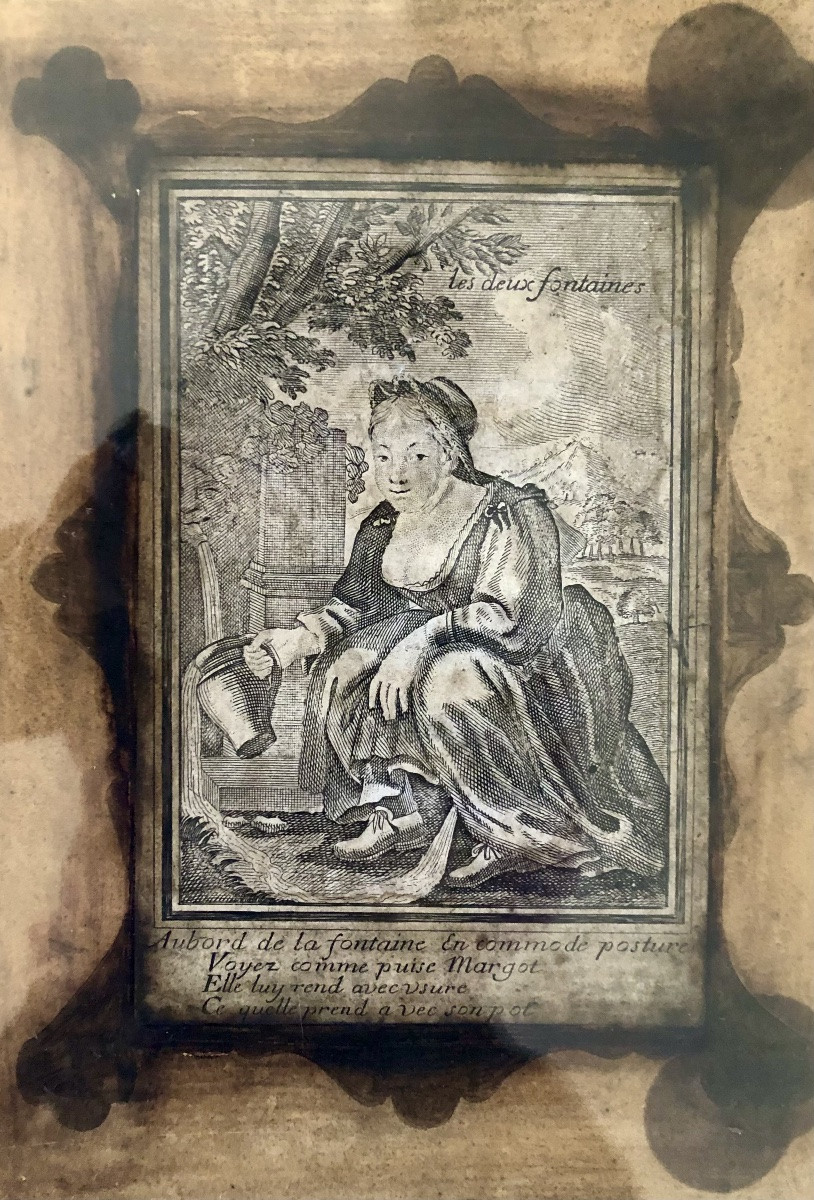 Paire de Gravures XVIII Amusantes-photo-1