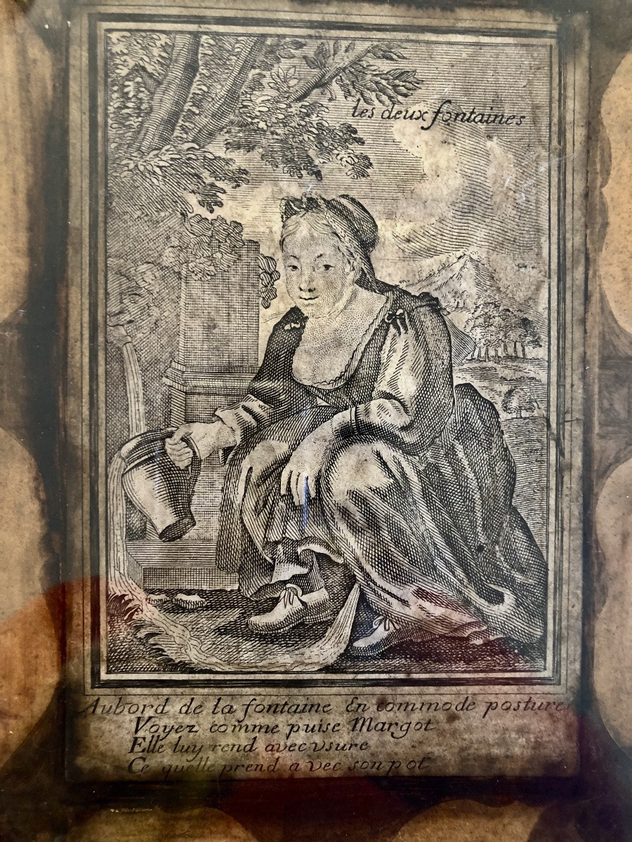 Paire de Gravures XVIII Amusantes-photo-5