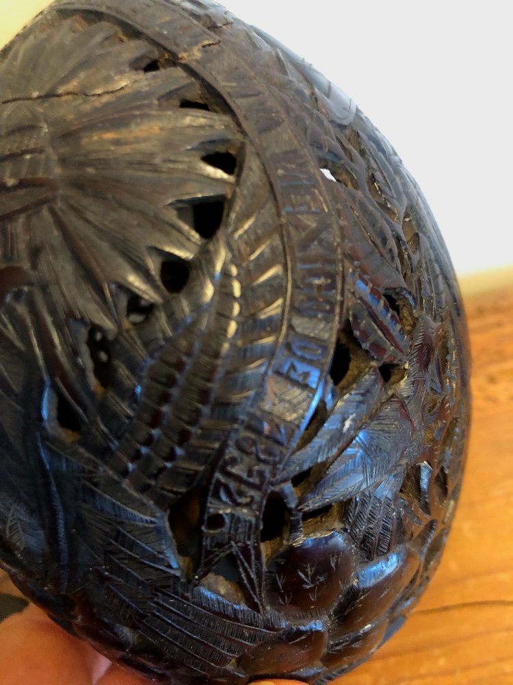 Coco sculptée au bagne mexicain Chucho el Roto Mexique 1892-photo-3