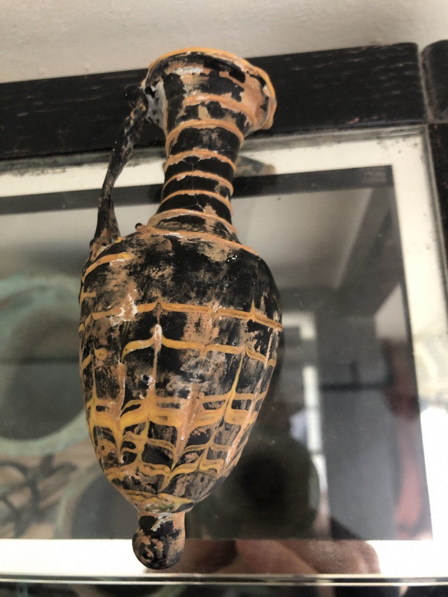 Phoenician Black Paste Amphoriskos 600-400 Bc-photo-1