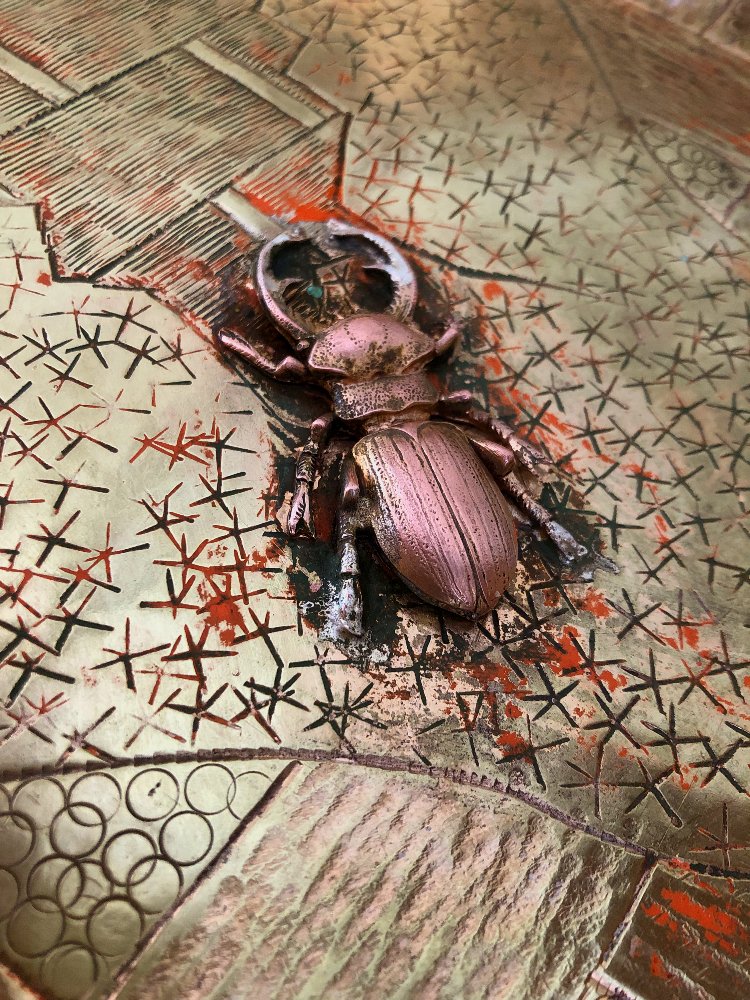 Serviteur Art Nouveau Japonisant vers 1880-photo-4