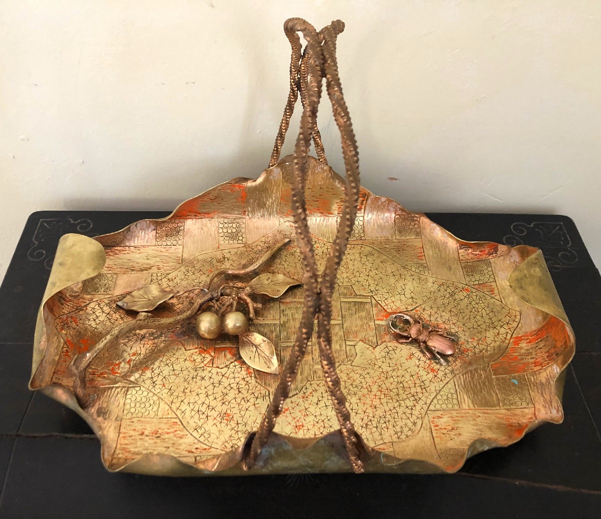 Serviteur Art Nouveau Japonisant vers 1880