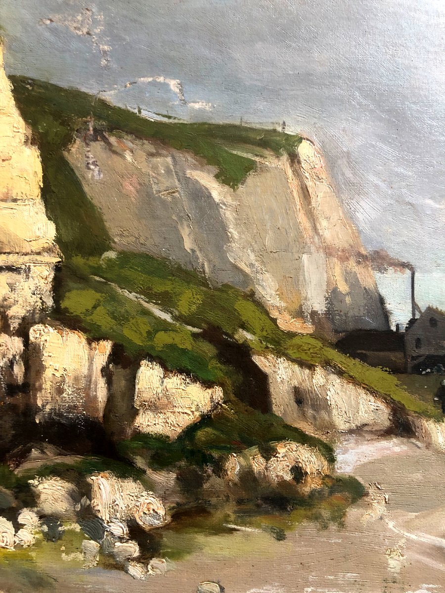 Côte d'Albâtre Etretat vers 1870 de Jean Mazzella -photo-3