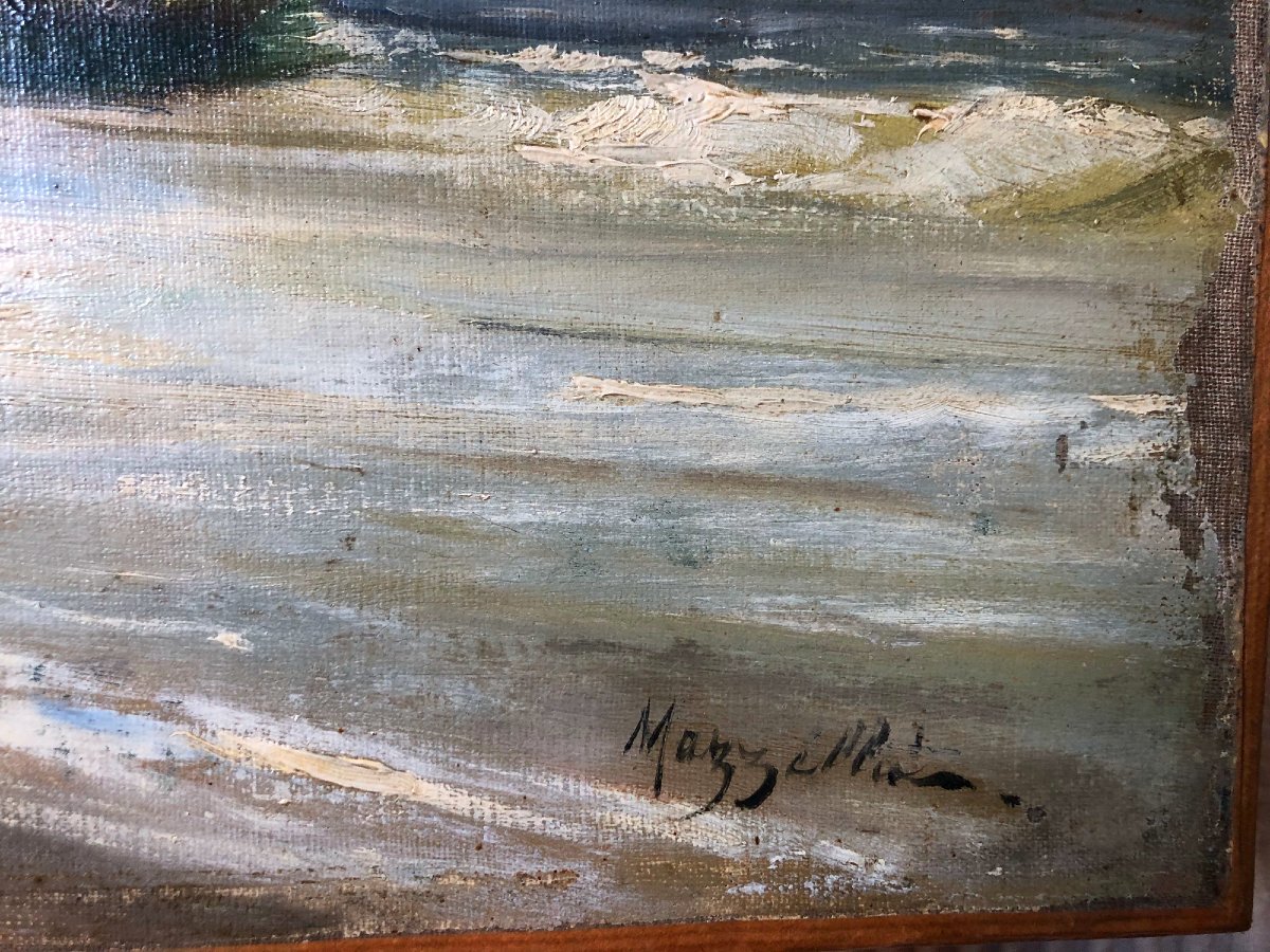 Côte d'Albâtre Etretat vers 1870 de Jean Mazzella -photo-3