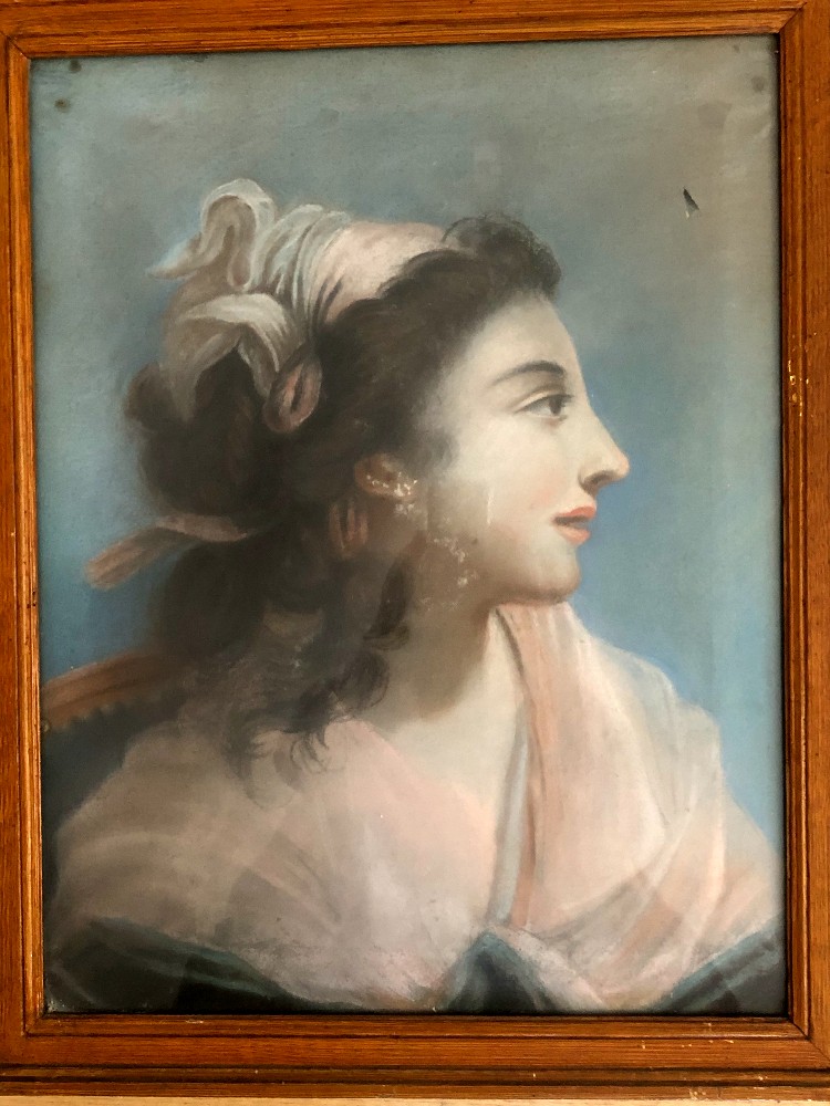 Portrait de Femme, Pastel, XVIII
