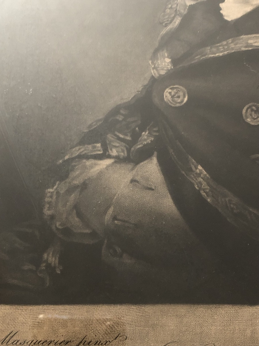 Portrait gravé de Captain John Schank du Royal Navy , Architecte Naval 1789-photo-3