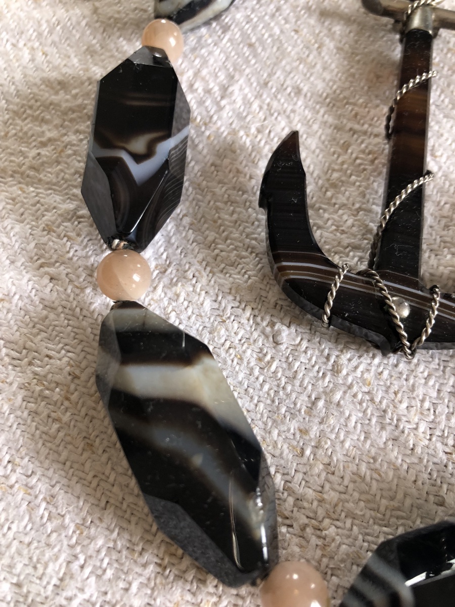 Scottish Agate And Silver Set XIX-photo-2