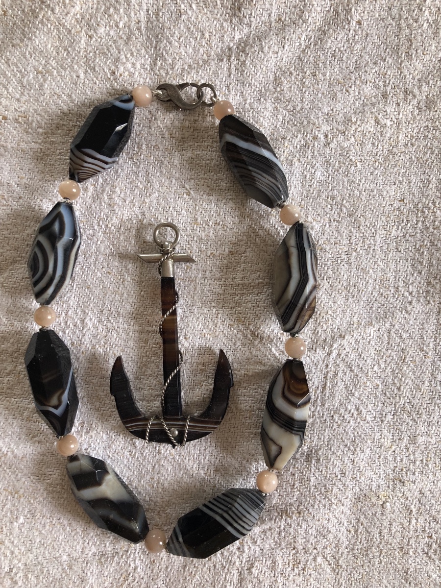 Scottish Agate And Silver Set XIX-photo-1