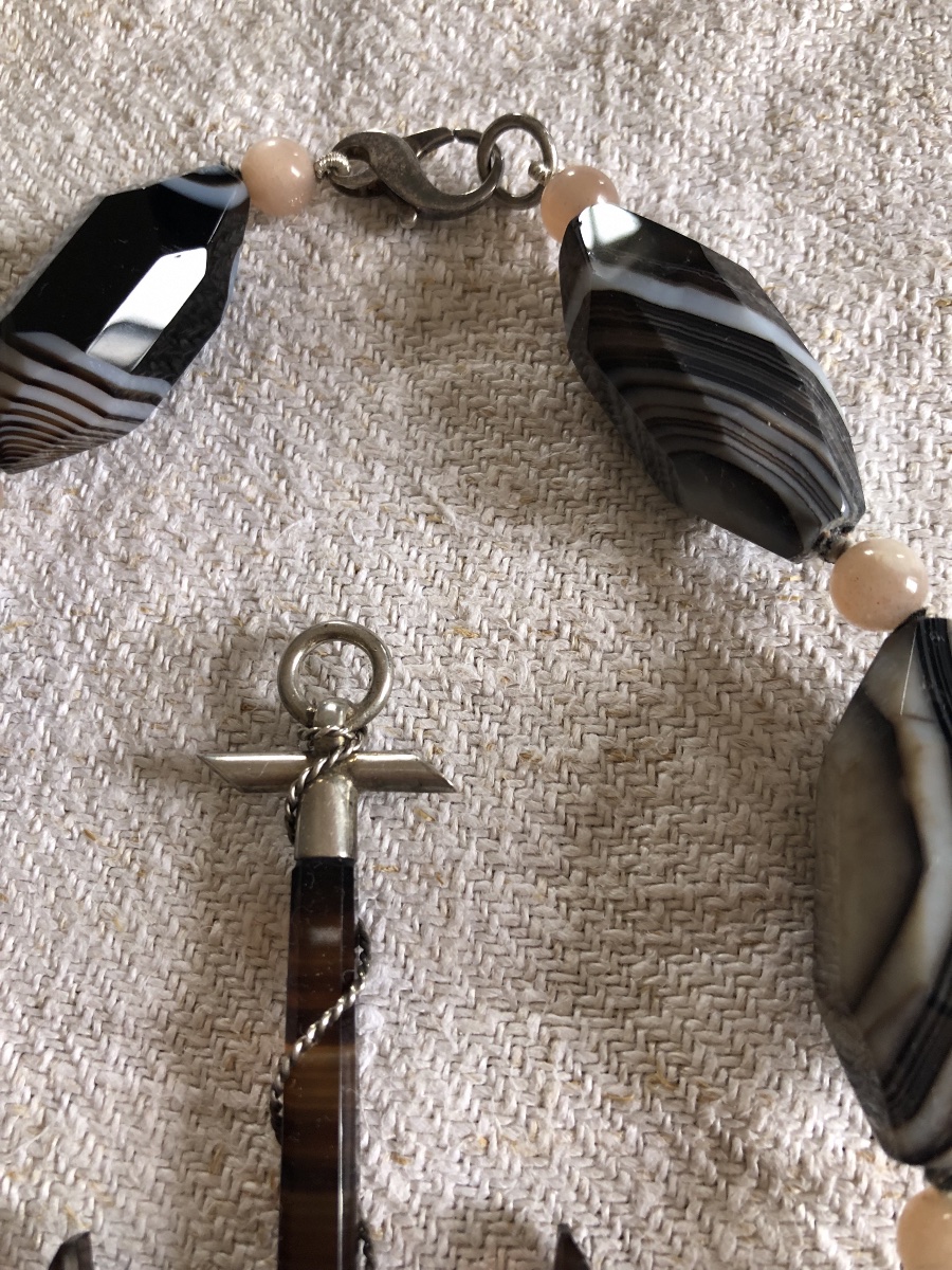 Scottish Agate And Silver Set XIX-photo-3