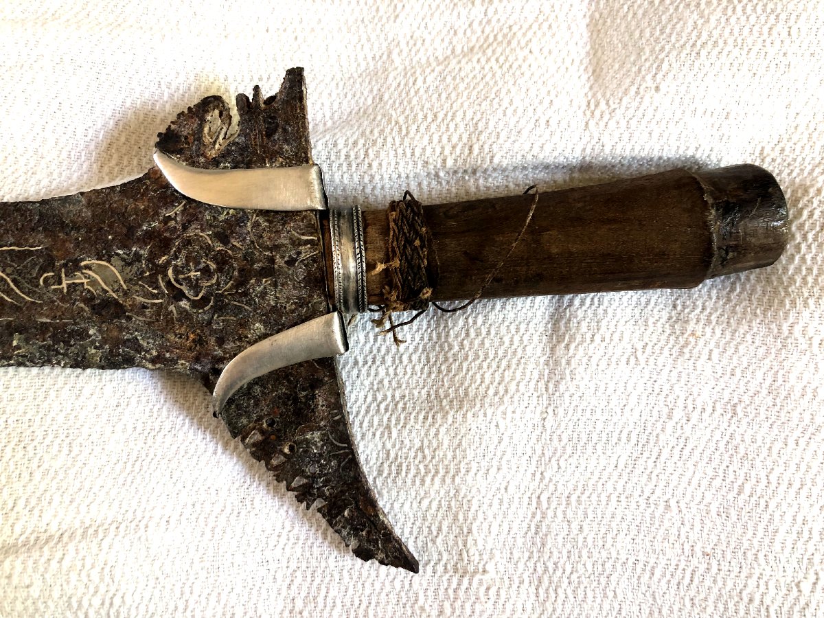 Paire d’armes blanches  ethnographiques Moro Mindanao Philippines XIX-photo-3