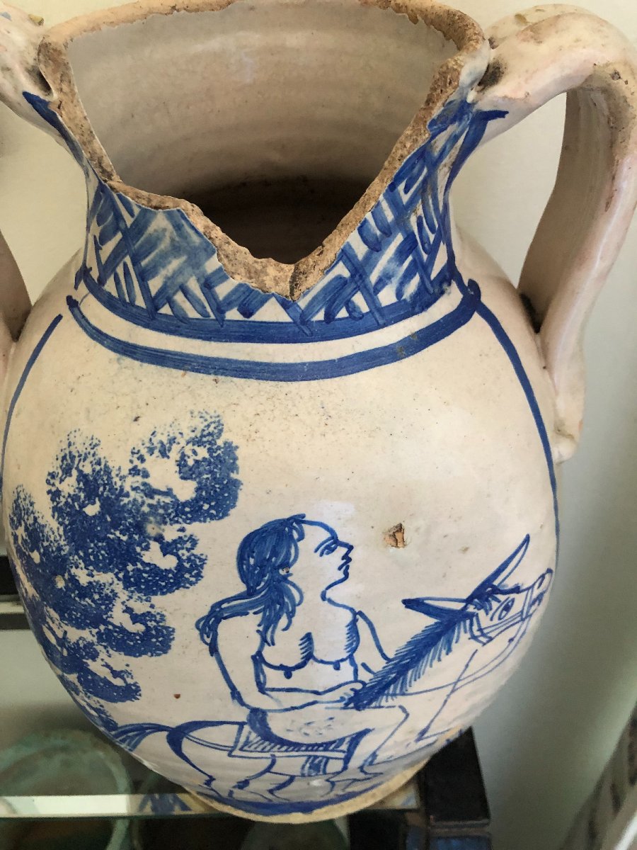 Wedding Celebration Jug, Abruzzo, Italy, 18th Century-photo-3