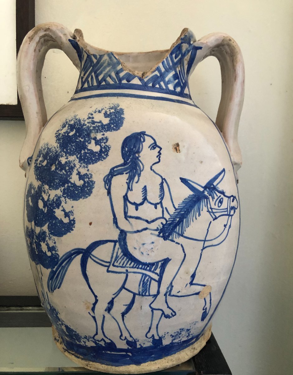 Wedding Celebration Jug, Abruzzo, Italy, 18th Century