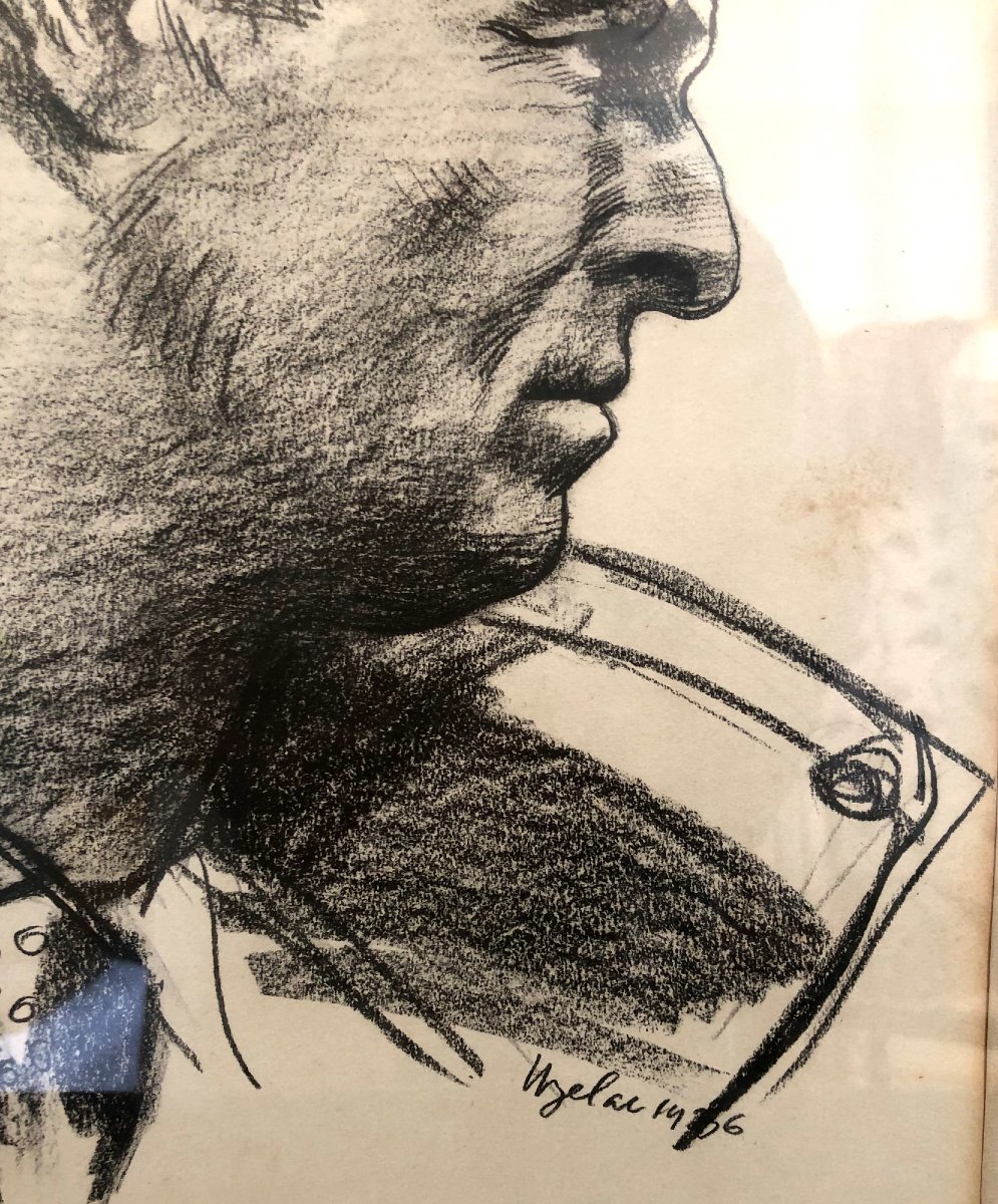 1936 Commemorative Edition Of "portrait Of Mermoz" By Milivoy Uzelac-photo-3